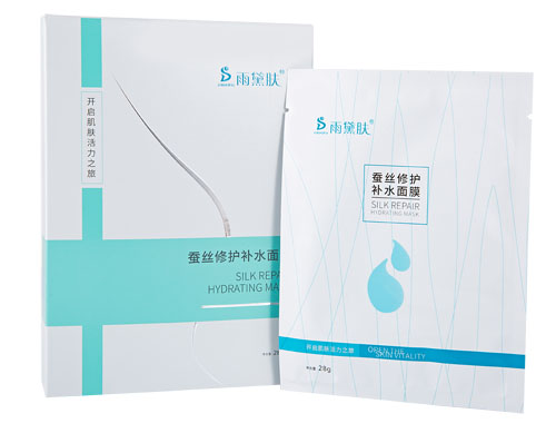蚕丝修护补水面膜